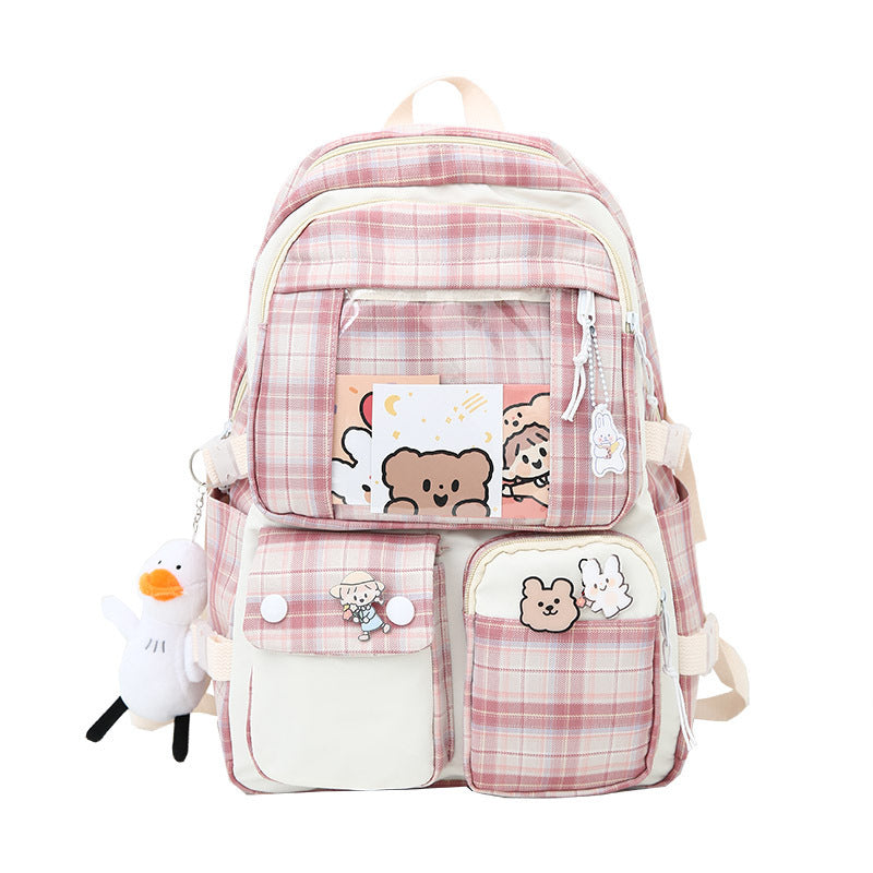 High School Students Junior High  Primary And Secondary  College Ins Style Backpacks