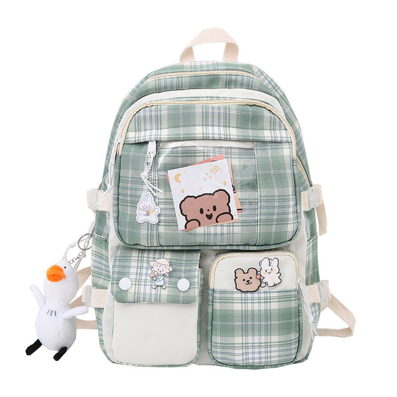 High School Students Junior High  Primary And Secondary  College Ins Style Backpacks