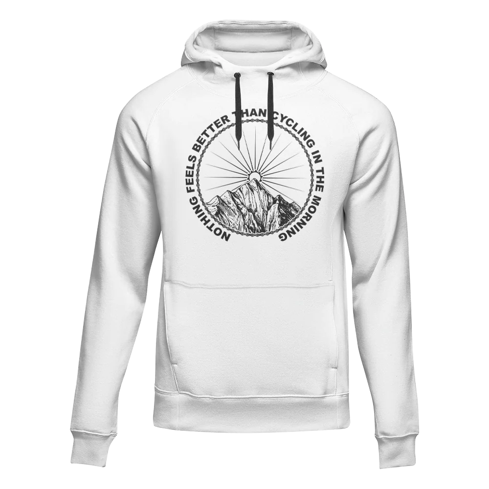 Cycling In The Morning Unisex Hoodie