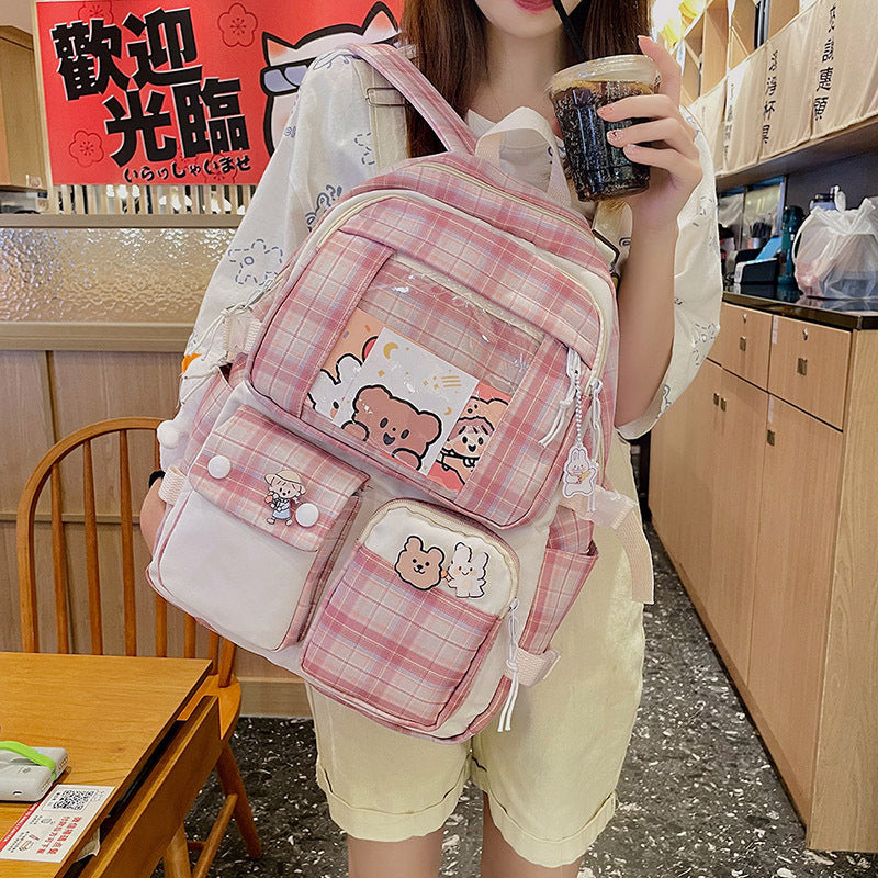 High School Students Junior High  Primary And Secondary  College Ins Style Backpacks