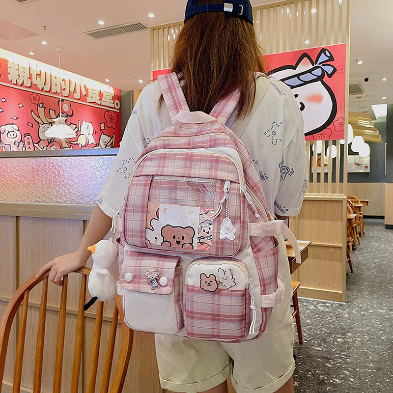 High School Students Junior High  Primary And Secondary  College Ins Style Backpacks